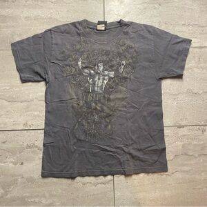 VINTAGE UNDERTAKER 2000 WWE Gray Graphic Kids T-Shirt